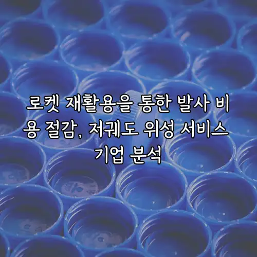 로켓 재활용을 통한 발사 비용 절감, 저궤도 위성 서비스 기업 분석